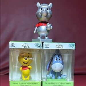Limited Edition Winnie the Pooh Bobbleheads